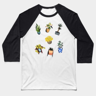 Collection of potted plants for indoor and outdoor use Baseball T-Shirt